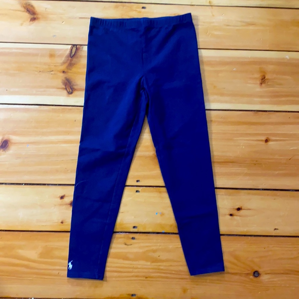 Blue leggings